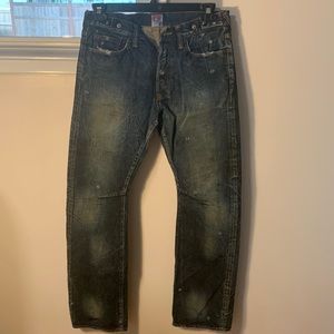 PRPS Mens Jeans, Premium Japanese Denim, Size 31